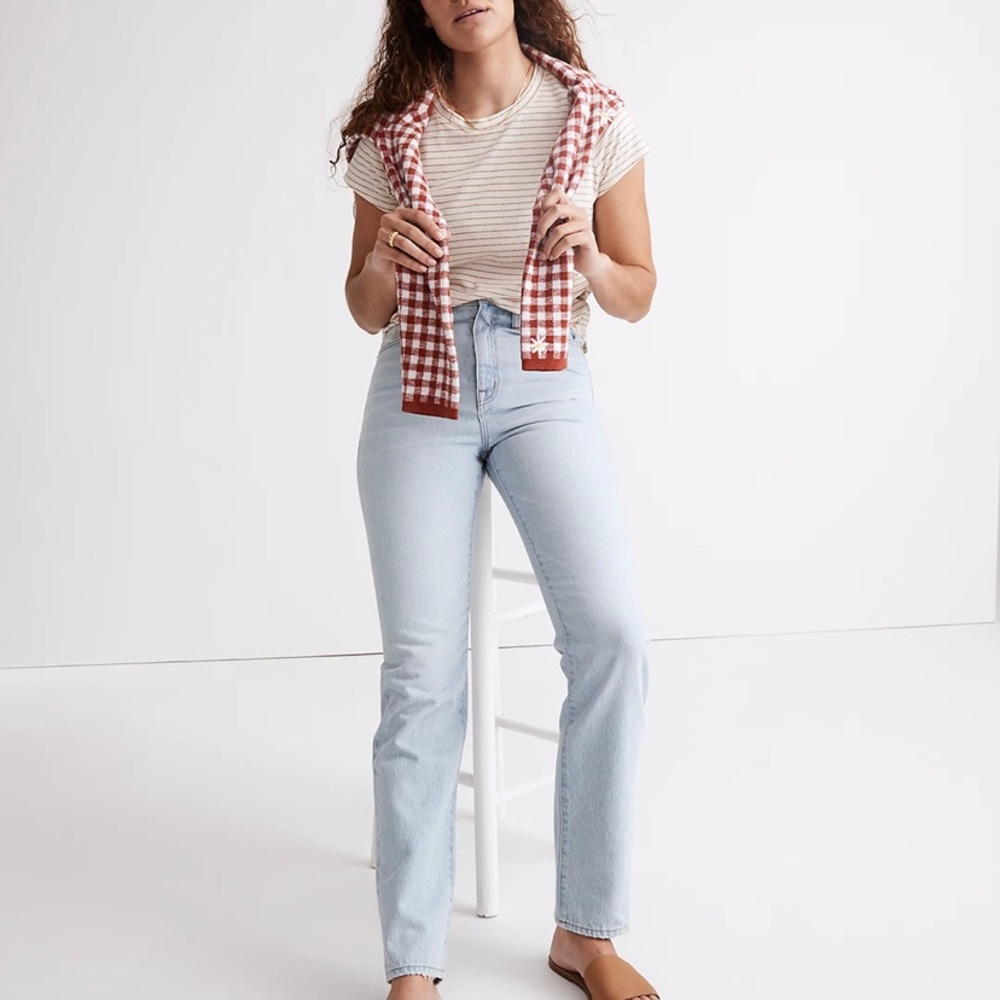 NWT Madewell Full-Length, High-Rise, Straight Leg Jeans - Size 29